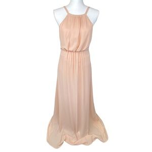 Show Me Your Mumu Women’s SMYM Bridesmaid Medium Pink Blush Halter Dress NWT